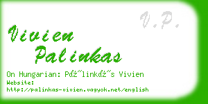 vivien palinkas business card